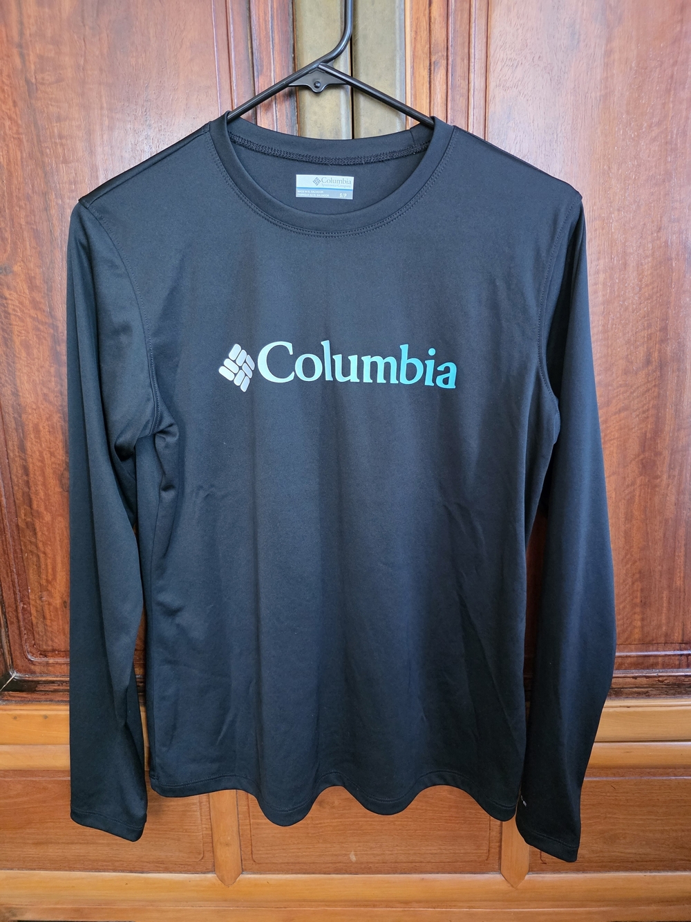 Columbia Women's Omnishade Long Sleeve Rash Guard — Black Size S